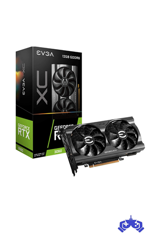 EVGA GeForce RTX 3060 XC GAMING 12GB GDDR6, Çift Fan, Metal Arka Plakalı Nvidia Ekran Kartı