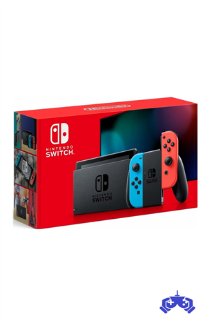 Nintendo Switch Konsol Neon Kırmızı Mavi (Geliştirilmiş Batarya)